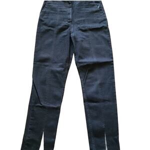 H&M dark wash size High Waisted Split Leg Dark Wash Trouser Denim Jeans